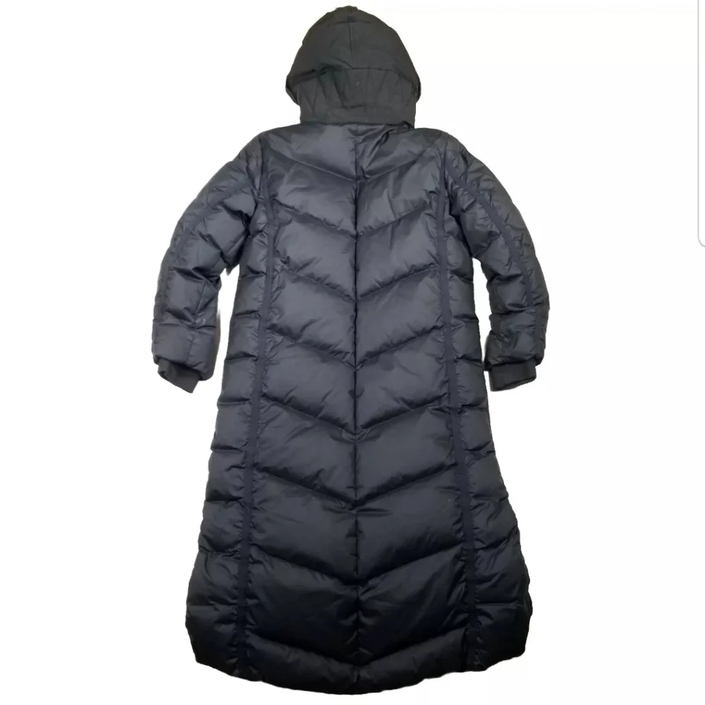 G-Star Raw Whistler HDD Women's Long Down Coat Navy Blue Size S - Picture 2 of 16